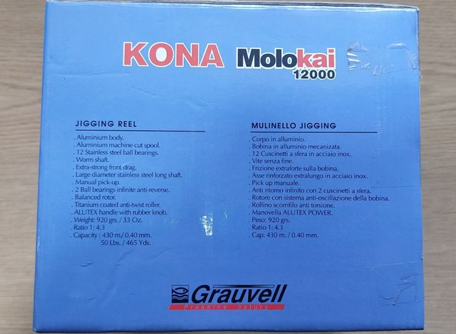 Carrete jigging Grauvell 12000