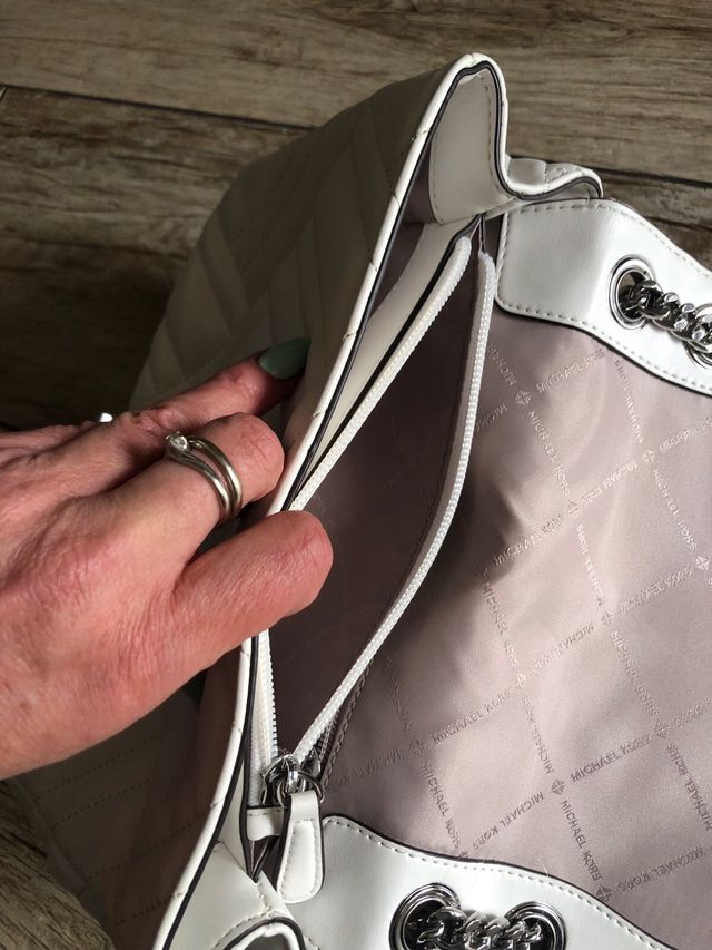 Borsetta tracolla michael kors bianca