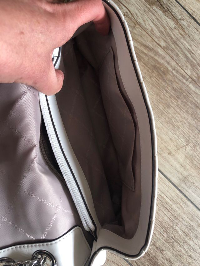 Borsetta tracolla michael kors bianca