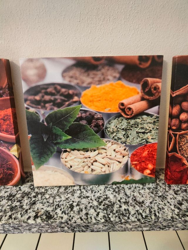 Set 3 Canvas da cucina