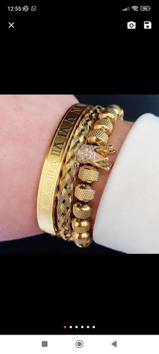 CONJUNTO DE LUJOS  DE CORONA PARA HOMBRE