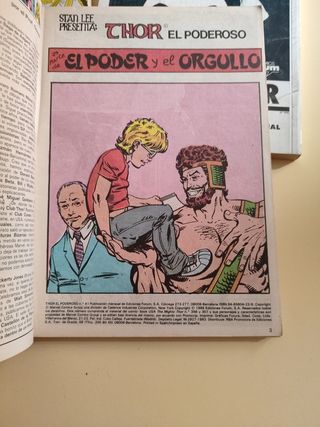 Thor y Capitan America Thor Marvel two in one