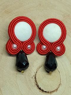 Pendientes soutache flamenca