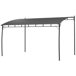 Pergola Gazebo con 3 Fori di Drenaggio, in Metallo