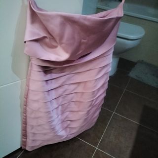 Vestido fiesta rosa talla 38