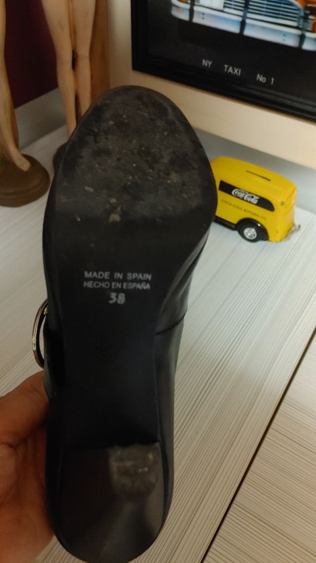 Zapatos tacon negros