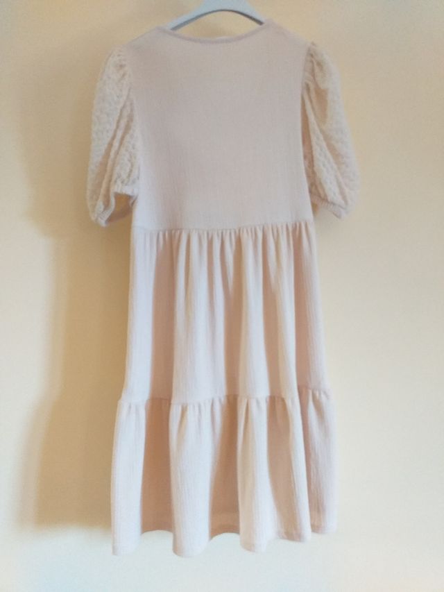 Vestito estivo Mango elegante maniche a sbuffo