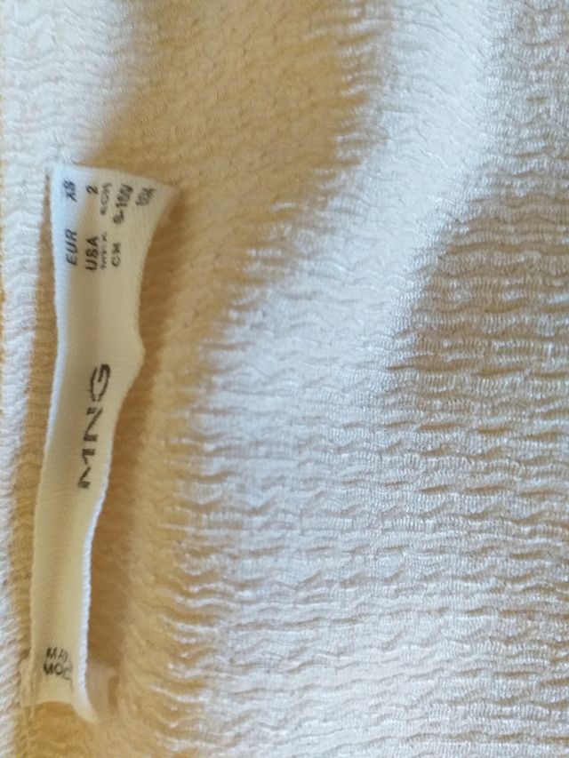 Vestito estivo Mango elegante maniche a sbuffo