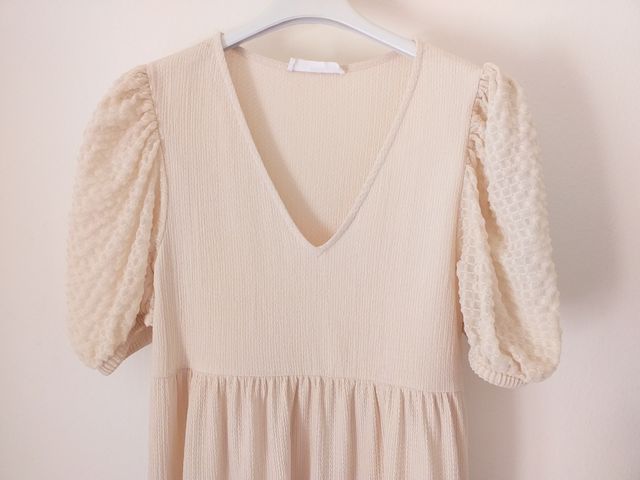 Vestito estivo Mango elegante maniche a sbuffo