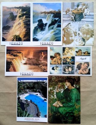 LOTE 87 POSTALES DIFERENTES