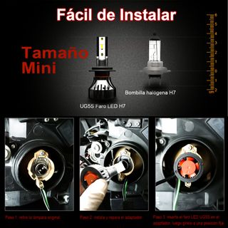 Bombilla LED H4 9000LM 6000K