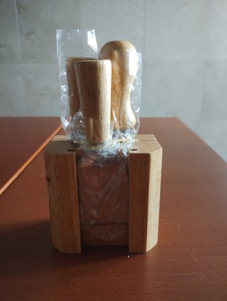 Set coltelli da formaggio con ceppo