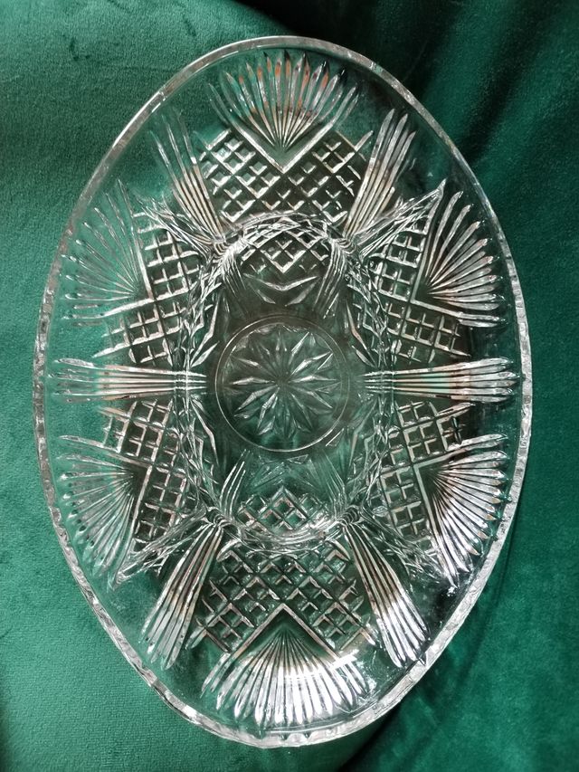 Piatto ovale per antipasti vintage