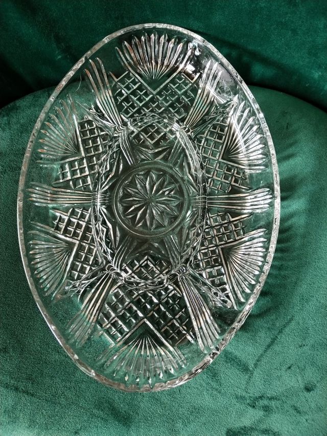 Piatto ovale per antipasti vintage