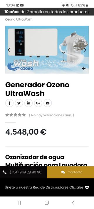Ozonizador de agua