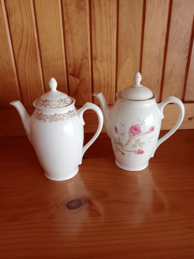 Cafeteras de porcelana 