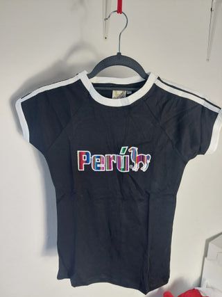 Polo peruano mujer entallado bordado