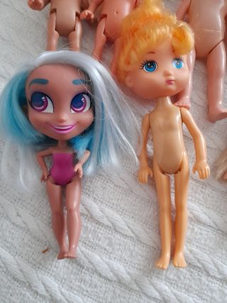 Lote de Muñecas pequeñas  7 muñecas x 5€ 