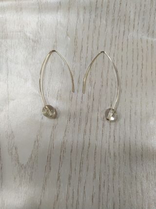 Pendientes Plata y cuarzo