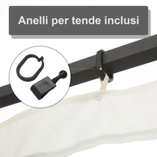 Zanzariera per Gazebo Tende di Ricambio Universale