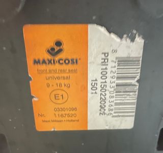 Silla coche Maxicosi Priori Niños 9-18 kg