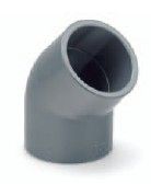 CODO 45º PVC PRESIÓN HIDROTEN