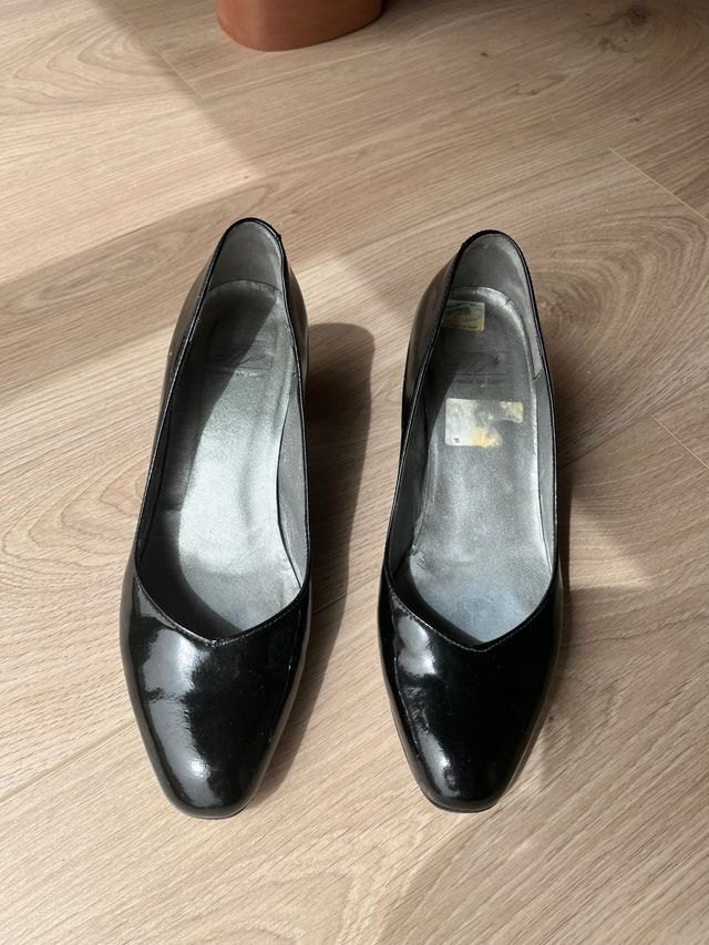 Zapatos tacon de charol