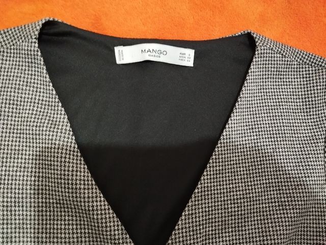 Vestido ajustado gris