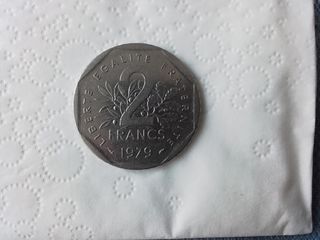 Moneda francesa de dos francos