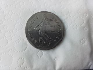 Moneda francesa de dos francos