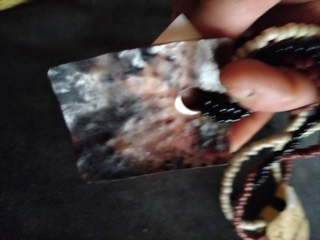 Collar étnico de abalorios y nácar nuevo