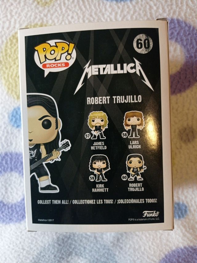 Robert Trujillo Funko Metallica novo
