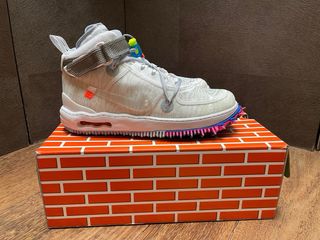 Nike Air Force 1 Mid Off-White Blanco: Talla 46 EU