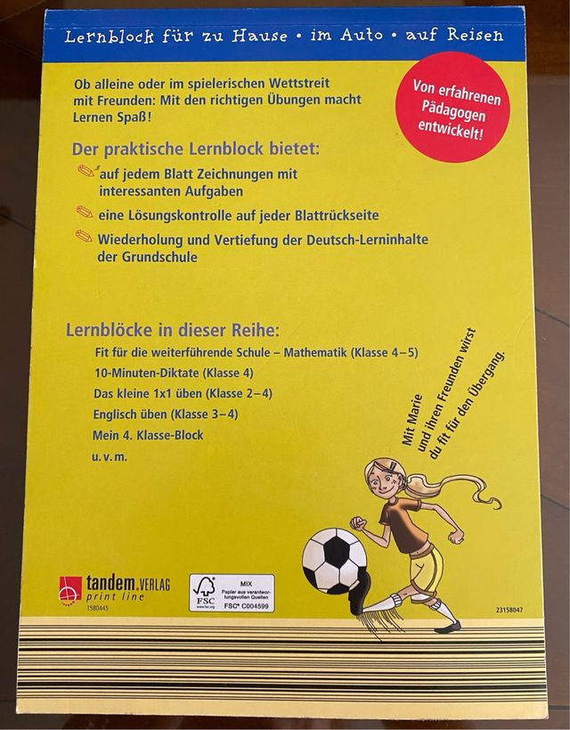 FIT FÜR DIE WEITERFÜHRENDE SCHULE. DEUTSCH.