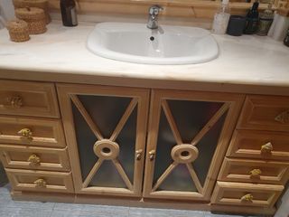 Mueble baño y espejo