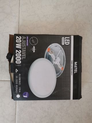 Downlight Matel Luz fría 6400k 20W. Led