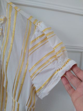 Victoria Durán Camisa de verano manga corta T40