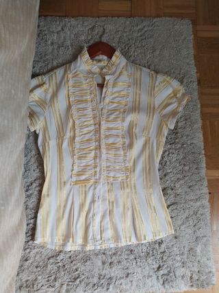 Victoria Durán Camisa de verano manga corta T40