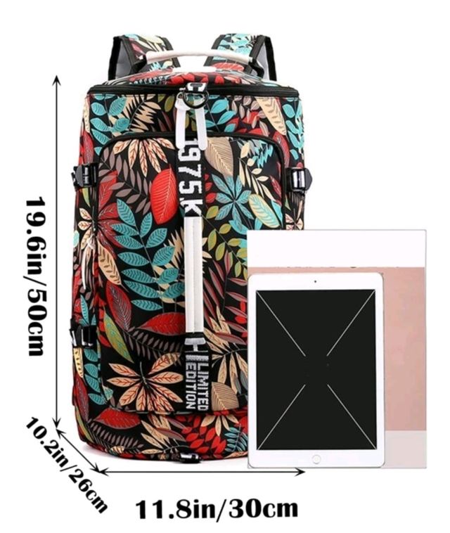 Maleta nueva impermeable multicolor