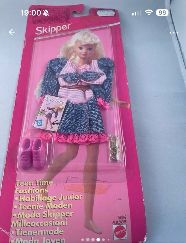 Vestidos Skipper Barbie 90