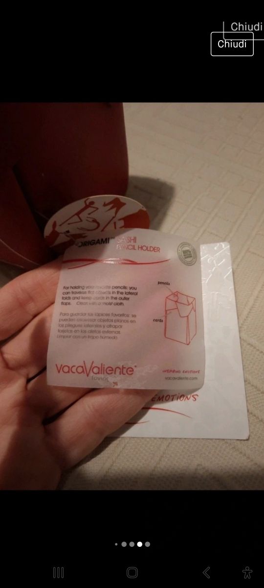 Portamatite in pelle Vacavaliente