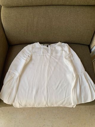 Blusa blanca de Zara