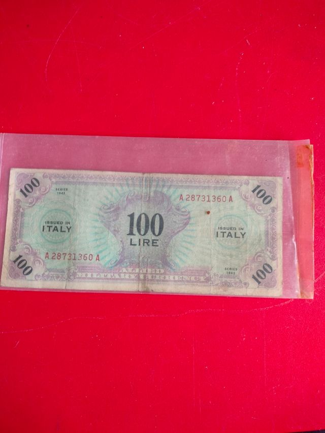 Banconota 100 lire del 1943