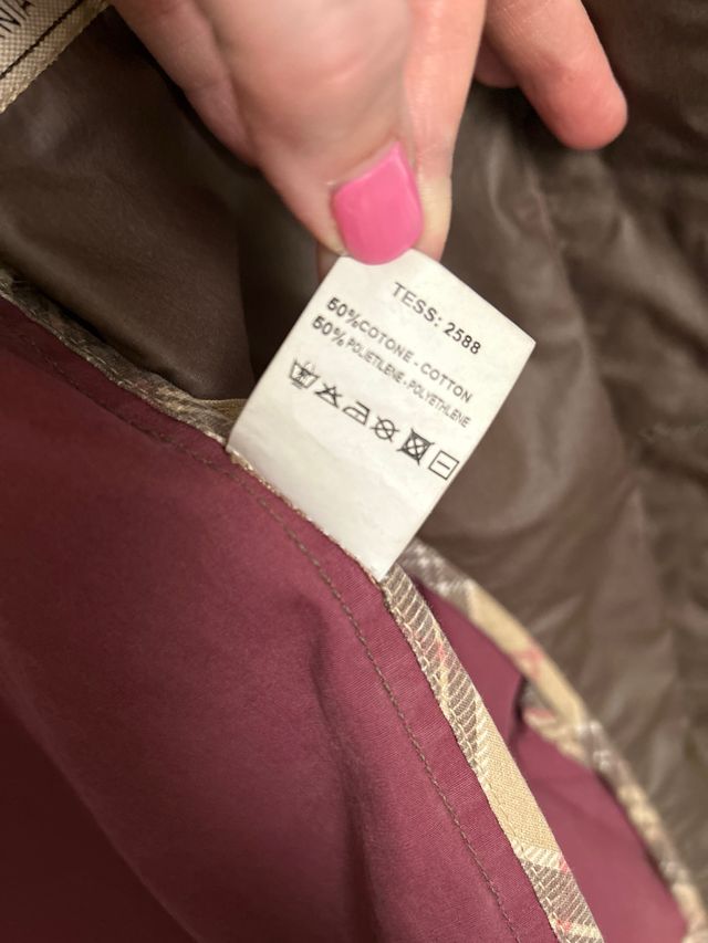 Gabardina engomada para hombre