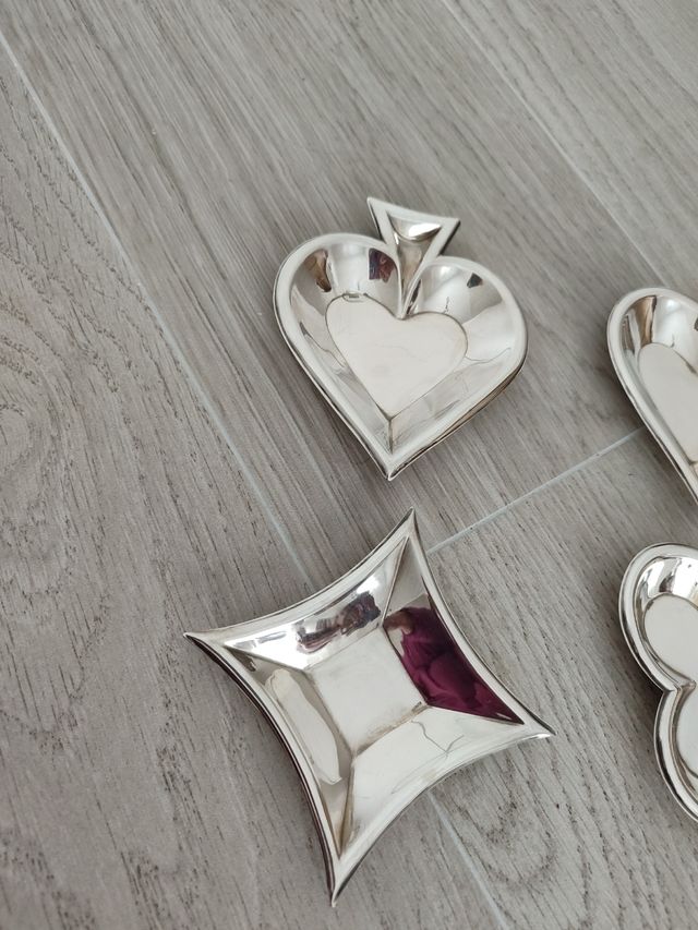 Ceniceros de alpaca juego de poker