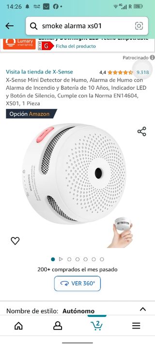 X-Sense Mini Detector de Humo