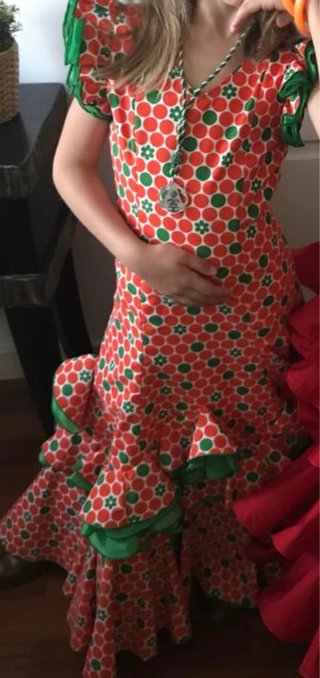 Traje flamenca
