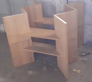 Pie de Madera Maciza de Norte para Mesa de Centro