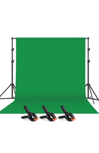 Pantalla verde con soporte