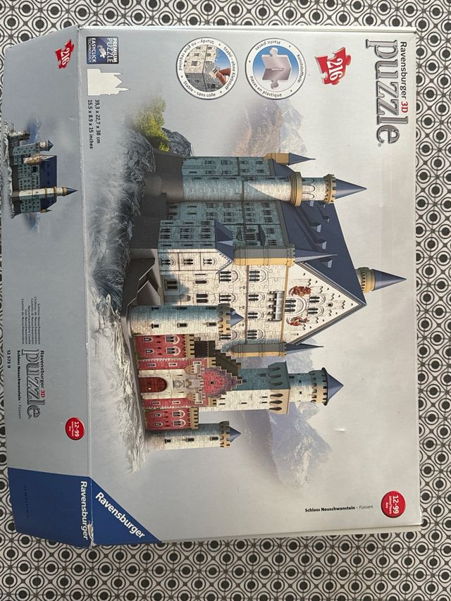 Puzzle 3D Castillo de Neuschwanstein